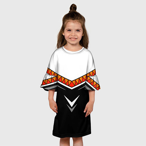 Детское платье Индейские мотивы в наши дни / 3D-принт – фото 3