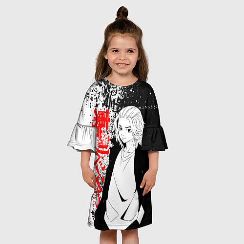 Детское платье Майки из тосвы - Токийские мстители / 3D-принт – фото 3