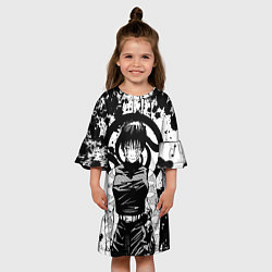 Платье клеш для девочки Маки из клана Зенин - manga, цвет: 3D-принт — фото 2