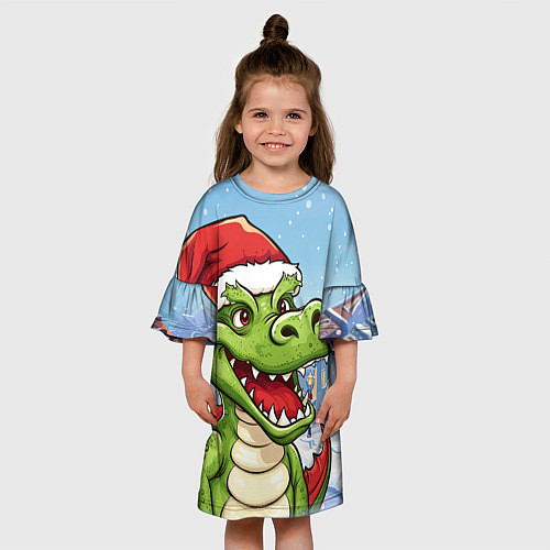 Детское платье Малыш дракончик / 3D-принт – фото 3