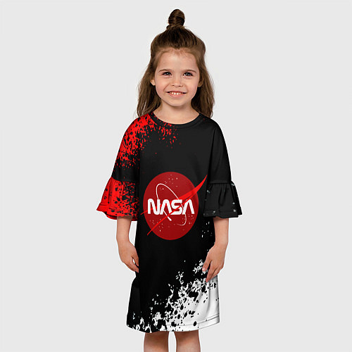 Детское платье NASA краски спорт / 3D-принт – фото 3