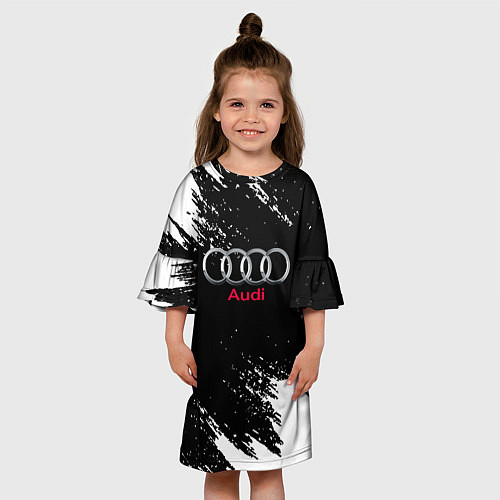 Детское платье AUDI sport краски / 3D-принт – фото 3