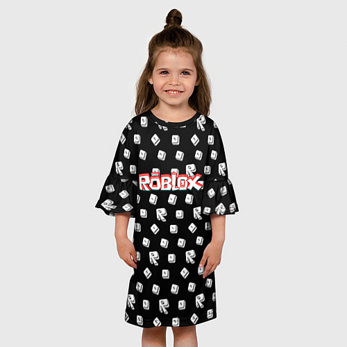 Детское платье Roblox pattern game / 3D-принт – фото 3