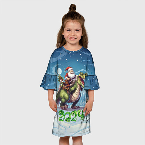 Детское платье Сана на драконе / 3D-принт – фото 3