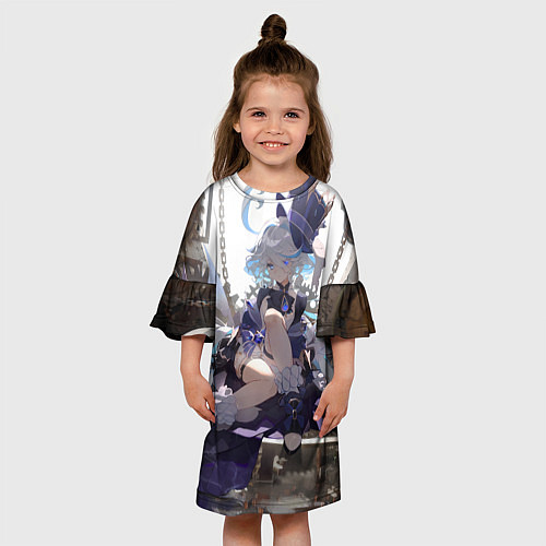 Детское платье Genshin Impact Фурина / 3D-принт – фото 3