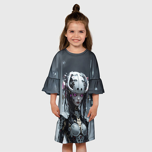 Детское платье Кукла-андроид / 3D-принт – фото 3