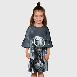 Платье клеш для девочки Кукла-андроид, цвет: 3D-принт — фото 2