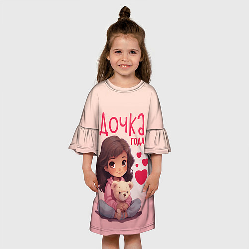 Детское платье Любимая дочка года / 3D-принт – фото 3