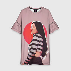 Платье клеш для девочки Nancy Momaland, цвет: 3D-принт