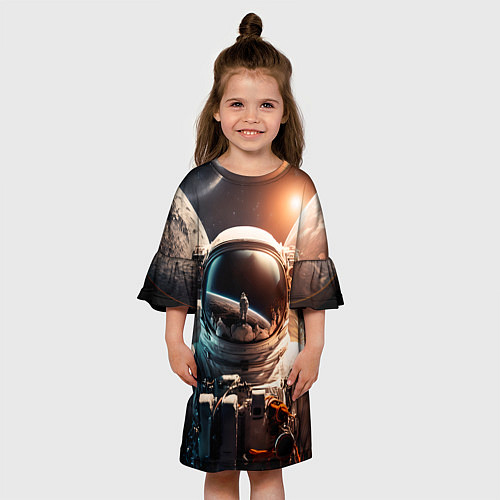 Детское платье Космос во мне / 3D-принт – фото 3
