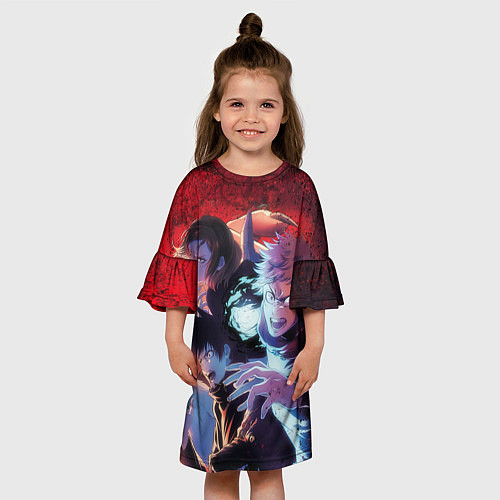 Детское платье Магическая битва - Итадори Юдзи / 3D-принт – фото 3