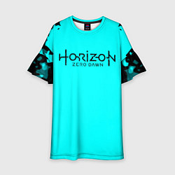 Платье клеш для девочки Horizon: Zero Dawn robotix, цвет: 3D-принт