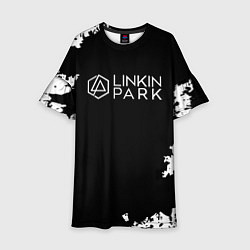 Платье клеш для девочки Linkin Park рок бенд, цвет: 3D-принт