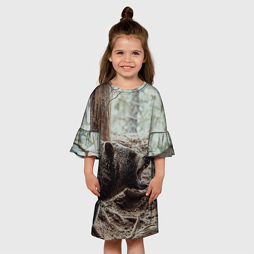 Детское платье Bear / 3D-принт – фото 3