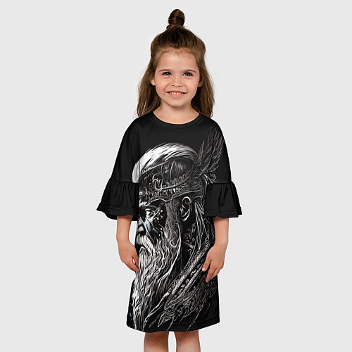 Детское платье Лидер викингов / 3D-принт – фото 3