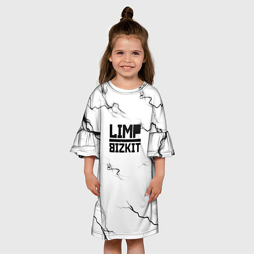 Детское платье Limp bizkit storm black / 3D-принт – фото 3