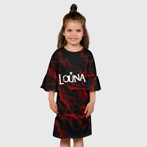 Детское платье Louna storm рок группа / 3D-принт – фото 3