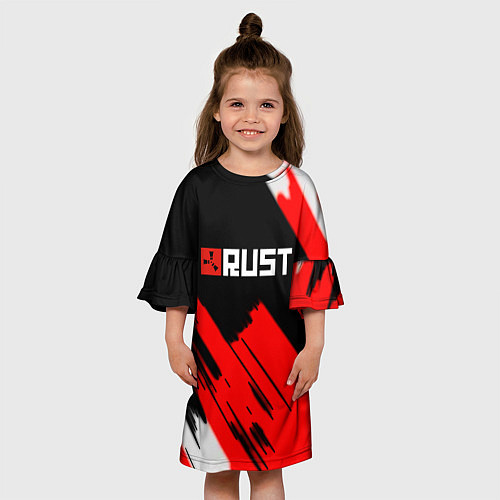Детское платье RUST краски game / 3D-принт – фото 3