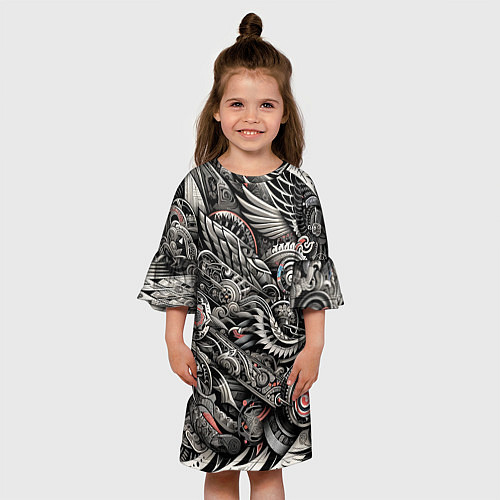 Детское платье Тату - нейросеть / 3D-принт – фото 3