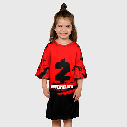 Детское платье Payday 2 краски / 3D-принт – фото 3