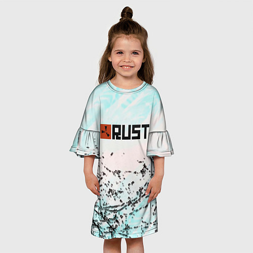 Детское платье Rust game текстура / 3D-принт – фото 3