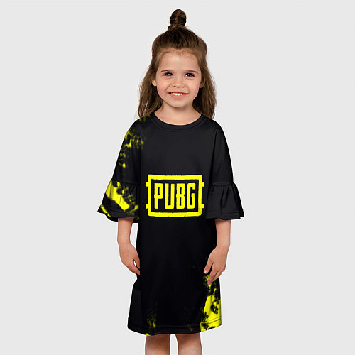 Детское платье Pubg краски абстракция / 3D-принт – фото 3