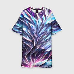 Детское платье Синий драгоценный камень