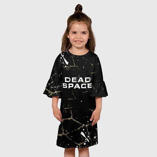 Детское платье Dead space текстура / 3D-принт – фото 3