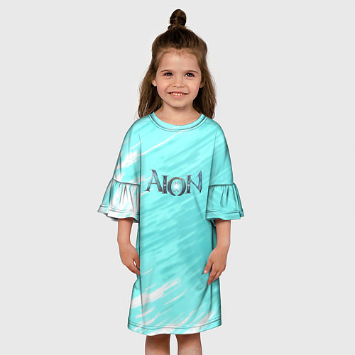Детское платье Aion текстура рпг / 3D-принт – фото 3