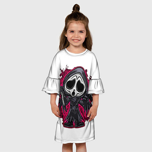 Детское платье Scream мульт / 3D-принт – фото 3
