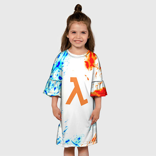 Детское платье Half life ржавые краски фримен / 3D-принт – фото 3