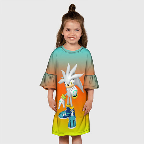 Детское платье Сильвер Соник / 3D-принт – фото 3