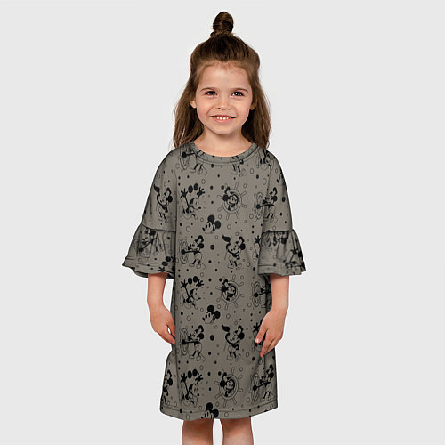 Детское платье Микки Маус матрос - паттерн / 3D-принт – фото 3
