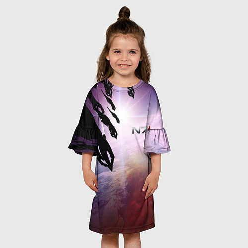 Детское платье Масс эффект вторжение / 3D-принт – фото 3