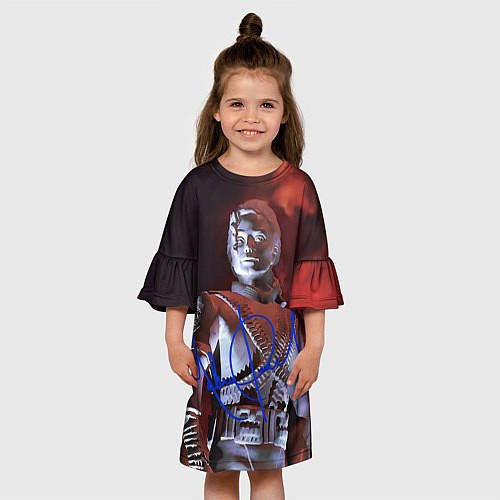 Детское платье Статуя Макла Джексона с автографом - альбом Histor / 3D-принт – фото 3