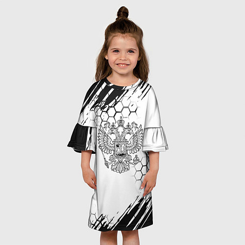 Детское платье Россия будущего герб / 3D-принт – фото 3