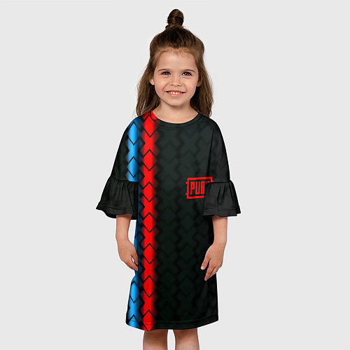 Детское платье ПАБГ игровая коллекция / 3D-принт – фото 3