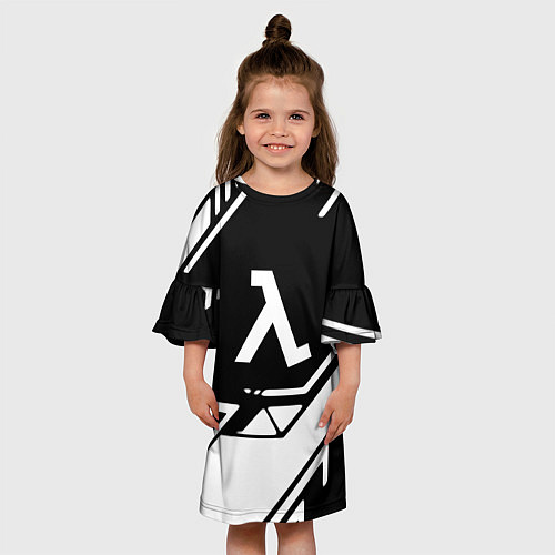 Детское платье Half life текстура геометрия / 3D-принт – фото 3