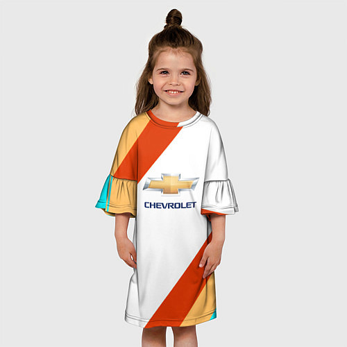 Детское платье Chevrolet line / 3D-принт – фото 3