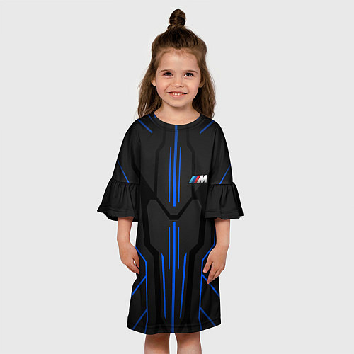 Детское платье Синяя броня - M-power / 3D-принт – фото 3