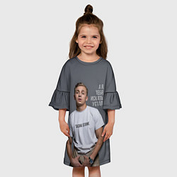Платье клеш для девочки Sasha Stone, цвет: 3D-принт — фото 2