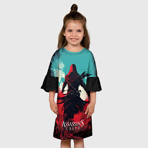Детское платье Assassins creed ясное небо / 3D-принт – фото 3