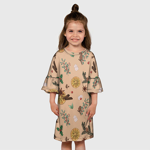 Детское платье Глинтвейн / 3D-принт – фото 3