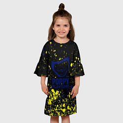 Платье клеш для девочки Poppy Playtime хоррор, цвет: 3D-принт — фото 2