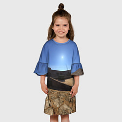 Платье клеш для девочки Dust2 full 3d 4k, цвет: 3D-принт — фото 2