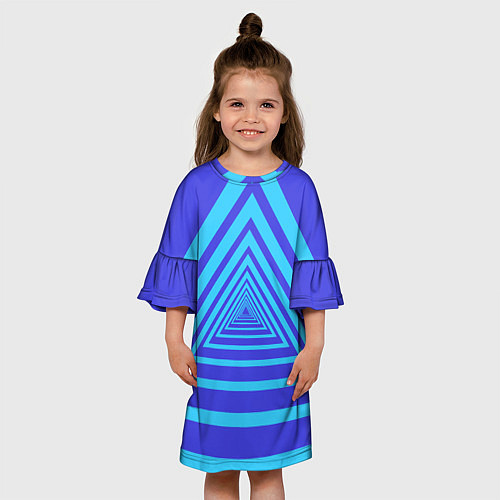 Детское платье Трансформация треугольника / 3D-принт – фото 3