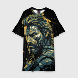 Платье клеш для девочки Venom Snake Metal gear game, цвет: 3D-принт