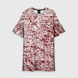 Платье клеш для девочки Линогравюра, цвет: 3D-принт