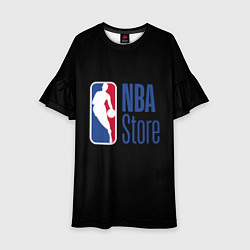 Платье клеш для девочки NBA store, цвет: 3D-принт