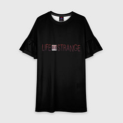 Платье клеш для девочки Life is strange logo, цвет: 3D-принт